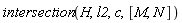 intersection(H, l2, c, [M, N])
