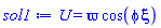 U(xi) = varpi*cos(phi*xi)