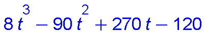 8*t^3-90*t^2+270*t-120
