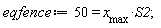 eqfence := 50 = x__max*S2