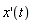 (D(x))(t)
