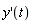 (D(y))(t)