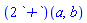 (2*`+`)(a, b)