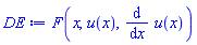 F(x, u(x), diff(u(x), x))