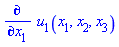 diff(u[1](x[1], x[2], x[3]), x[1])