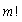 factorial(m)