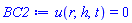 u(r, h, t) = 0
