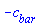 -c__bar
