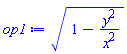 (1-y^2/x^2)^(1/2)