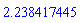 2.238417445